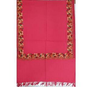 Jacquard shawl in vibrant multicolored woven jacquard in acrylic fabric , brought to you by with heteshe.com . Width Not less than 40 inches (100 cm) and Length Not less than 80 inches (200 cm)