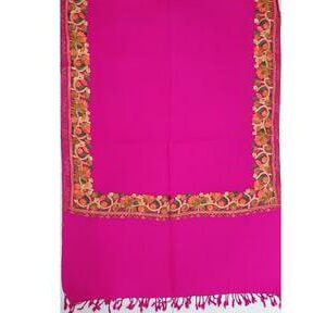 Jacquard shawl in vibrant multicolored woven jacquard in acrylic fabric , brought to you by with heteshe.com . Width Not less than 40 inches (100 cm) and Length Not less than 80 inches (200 cm)