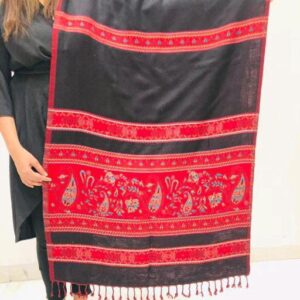 Jacquard shawl in vibrant multicolored woven jacquard in acrylic fabric , brought to you by with heteshe.com . Width Not less than 40 inches (100 cm) and Length Not less than 80 inches (200 cm)