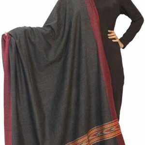 Jacquard shawl in vibrant multicolored woven jacquard in wool fabric , brought to you by with heteshe.com . Width Not less than 40 inches (100 cm) and Length Not less than 80 inches (200 cm)