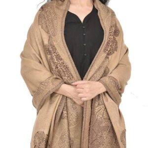 Jacquard shawl in vibrant multicolored woven jacquard in viscose fabric , brought to you by with heteshe.com . Width Not less than 40 inches (100 cm) and Length Not less than 80 inches (200 cm)